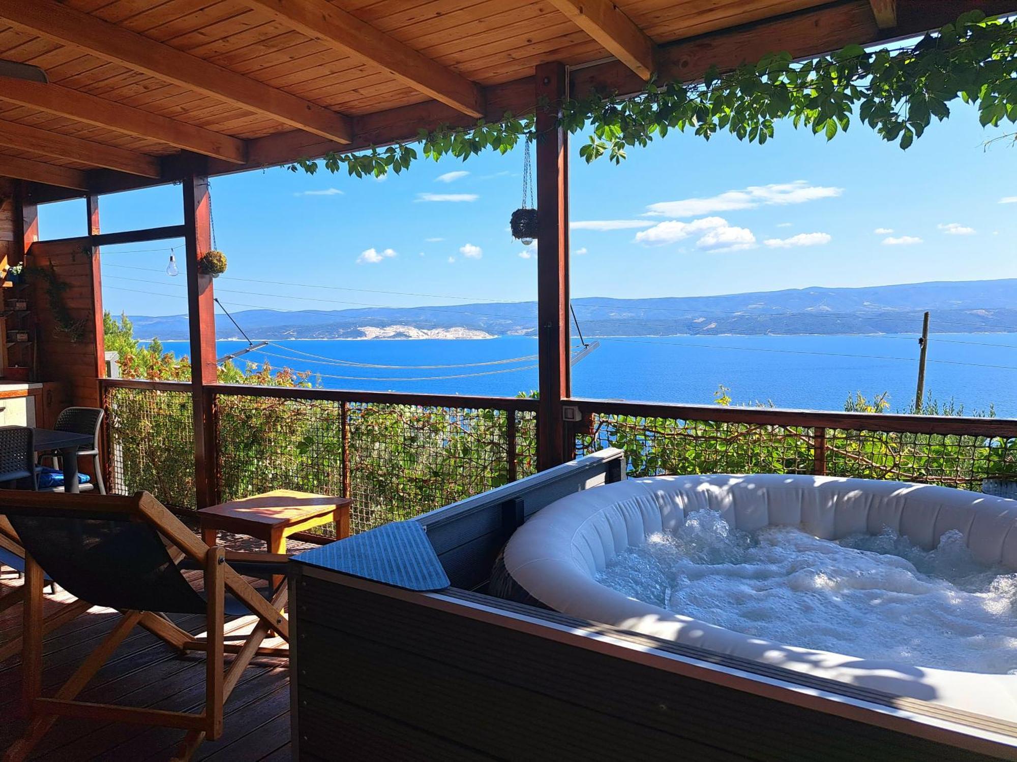 Bella Vista With Jacuzzi 1 Villa Omis Exterior photo