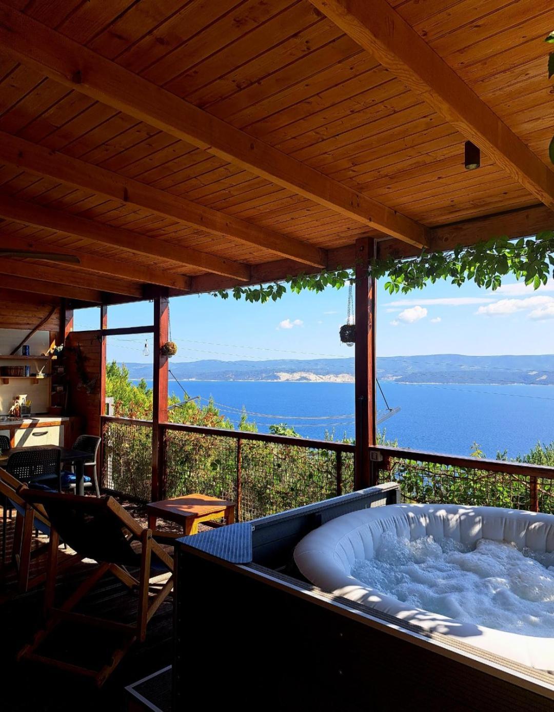 Bella Vista With Jacuzzi 1 Villa Omis Exterior photo